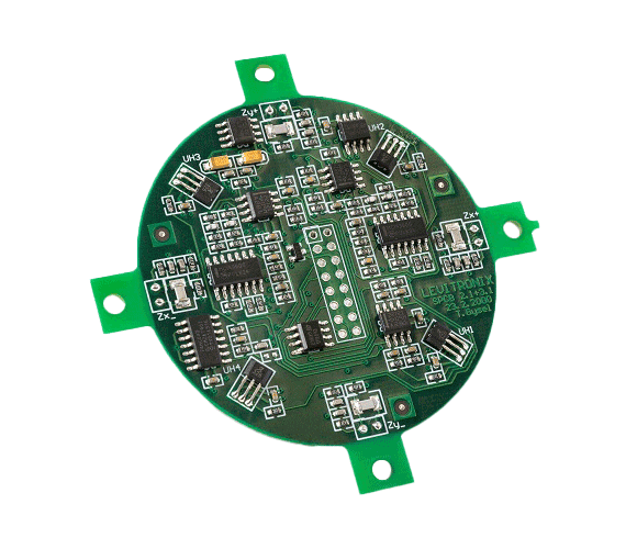 KUK assembles printed circuit boards in variable series sizes on SMD and THT production lines. We are also pleased to support you in the development of a customised testing system.