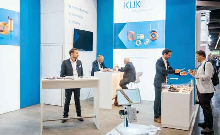 KUK Group will attend MD&M Minneapolis on October 10-11, the leading trade fair for medical devices and manufacturing. This will be the company's first trade fair appearance in North America.  KUK Group will be showcasing its latest innovations in micro coils, bringing along the world's smallest wound coil. We eagerly anticipate engaging discussions on the ideal materials, innovative joining techniques, and a wealth of other intriguing topics. Visit us at booth #3336!