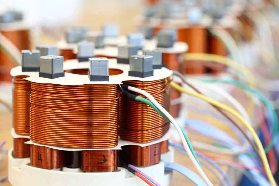 Coil manufacturing is not limited to winding technology: the next manufacturing steps such as contacting or assembling into an assembly must also be included.